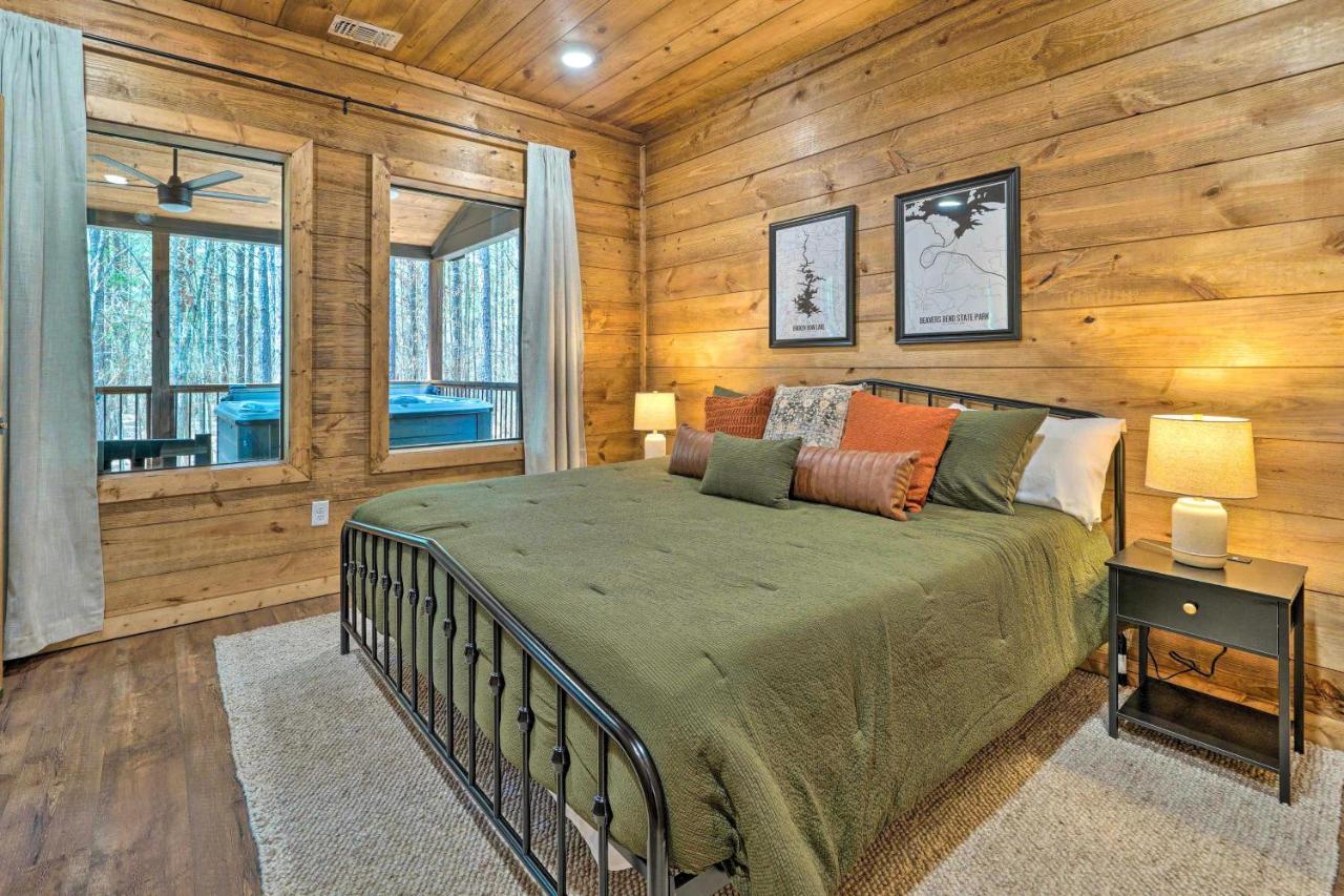 Sutton Ridge Cabin Rental Hot Tub And Swing Set! โบรคเคนโบว์ ภายนอก รูปภาพ