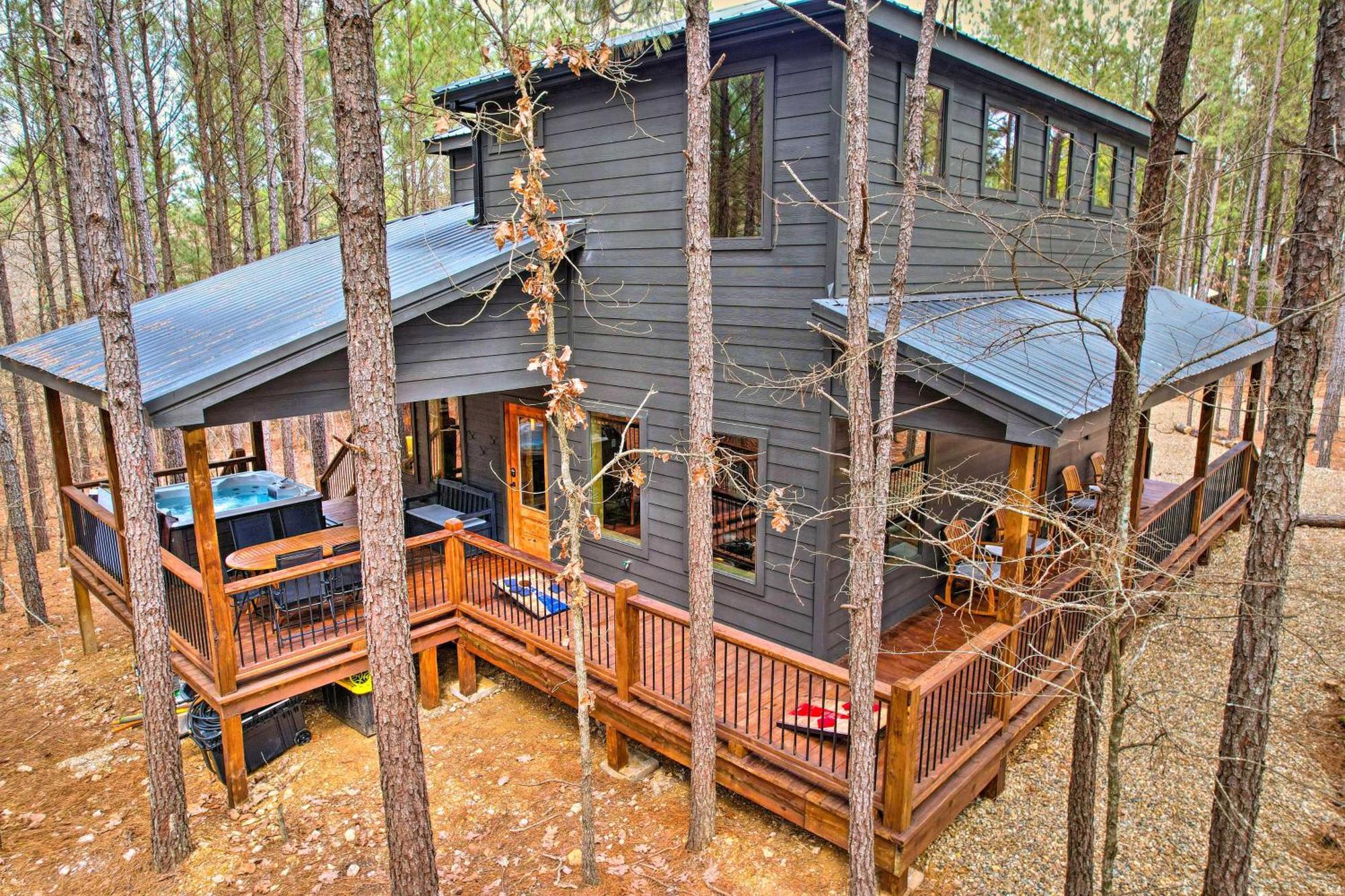 Sutton Ridge Cabin Rental Hot Tub And Swing Set! โบรคเคนโบว์ ภายนอก รูปภาพ